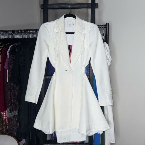 Aje Martino White Cut-Out Blazer Mini Dress - Picture 7 of 15